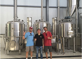 One set of 7bbl Direct Fire Brewing System is installed in Costa Rica