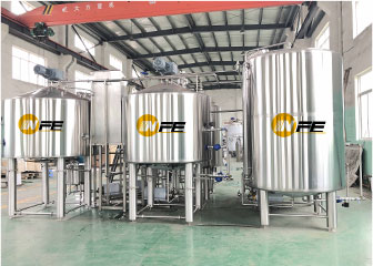 One set 7bbl brewhouse with direct fired heating will be shown at Craft Brewers